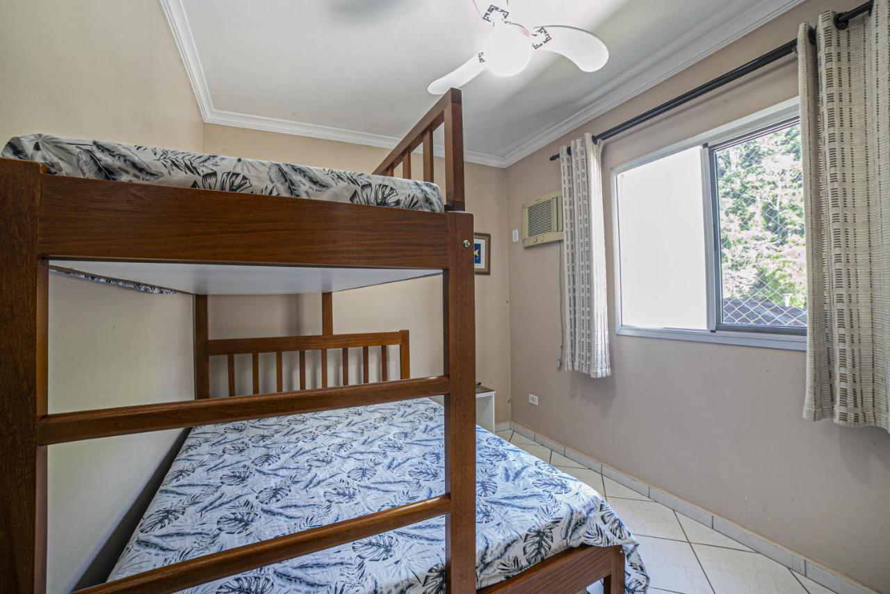 Apto 22E Ar Condicionado E Ventilador, 2 Quartos, Churrasqueira, Elevador E Piscina Ubatuba Ngoại thất bức ảnh